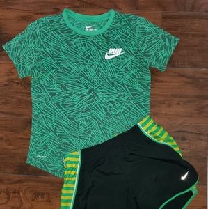 Nike Running Top And Bottom (Small)
